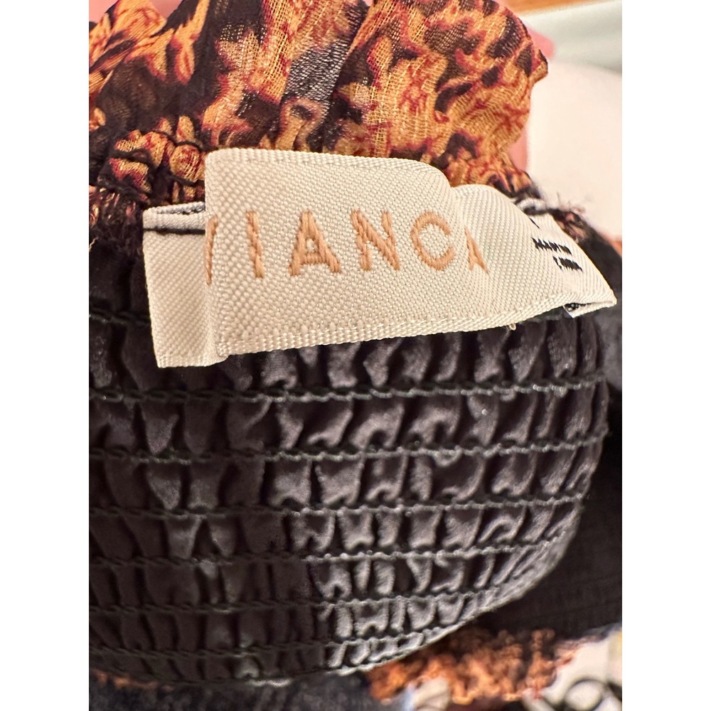 O.VIANCA Smocked Floral Crop Top – Size Large - Picture 6 of 6